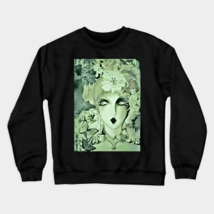 70s deco poster art print fashion Crewneck Sweatshirt